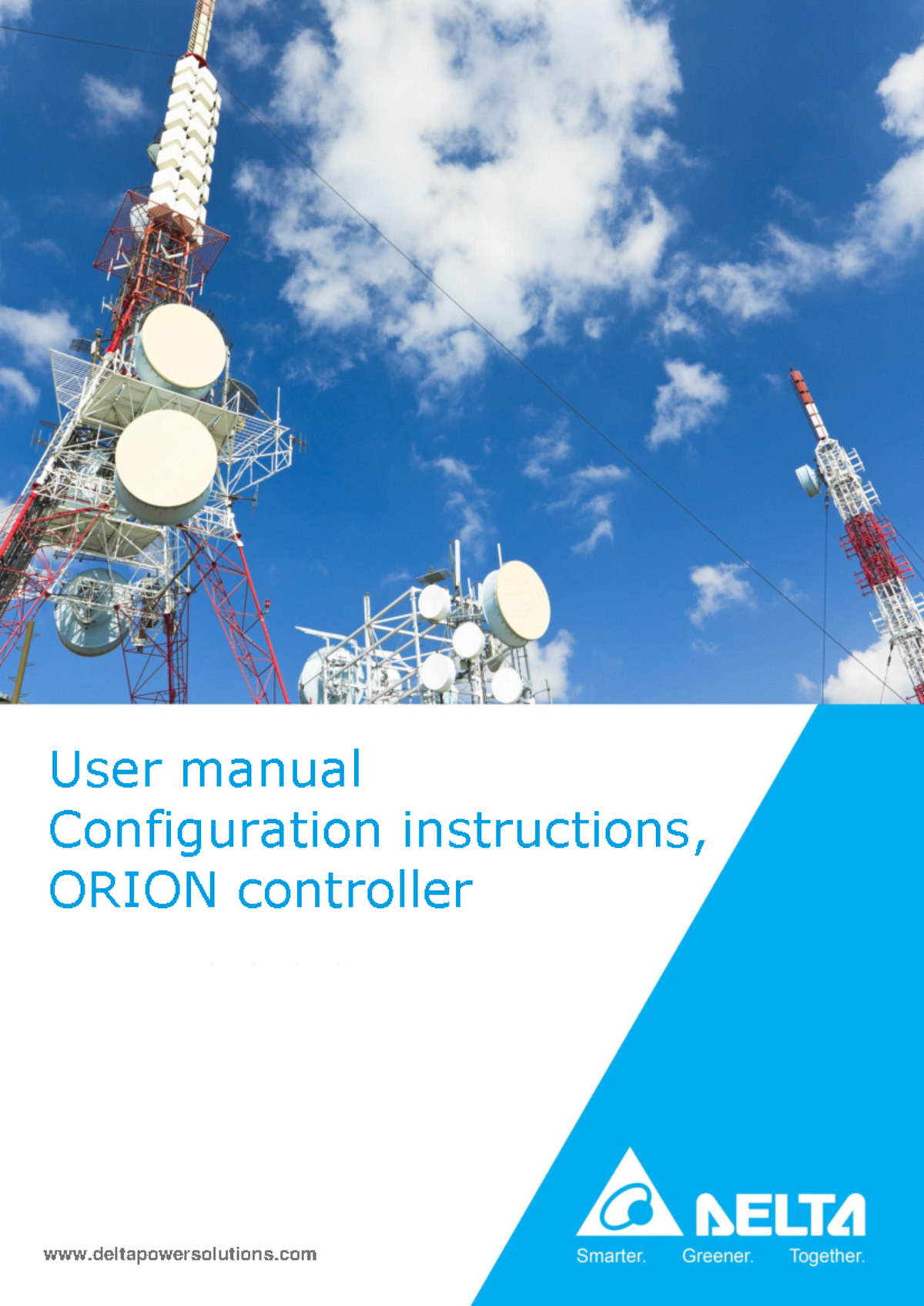 ORION Controller Configuration Manual - User Guidelines & Instructions ...