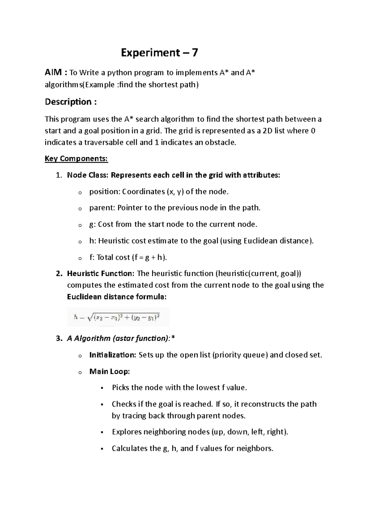 ML-Exeperiment 7 - Thhff - Experiment – 7 AIM : To Write a python ...