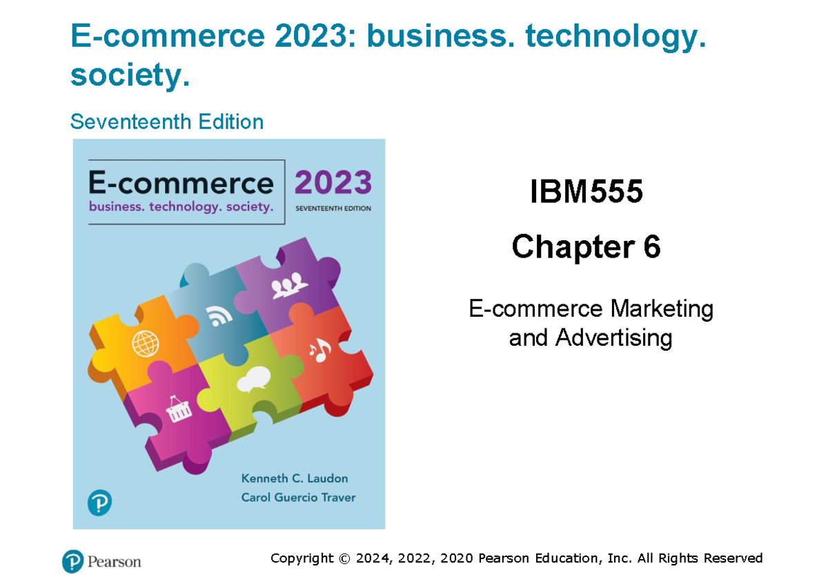 IBM555 Topic 6 - Marketing and Advertising in Digital Commerce - Studocu