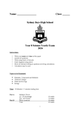 Year 8 Science - Grade: 8 - Secondary School - Studocu