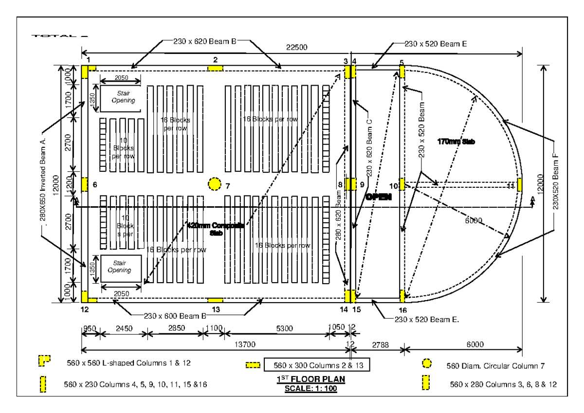 QS4-1929-01 Composite Slab Design and Beam Details - Studocu