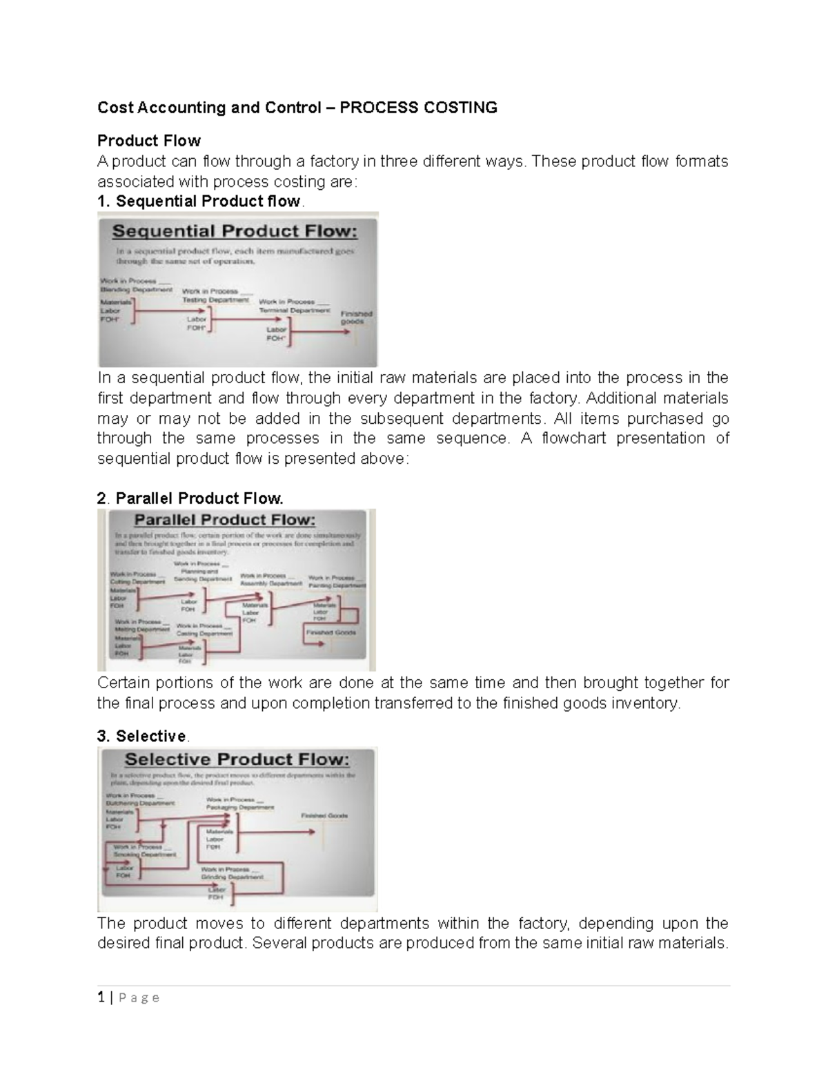 Lecture CAC Cost Accounting: Insights into Process Costing Methods ...