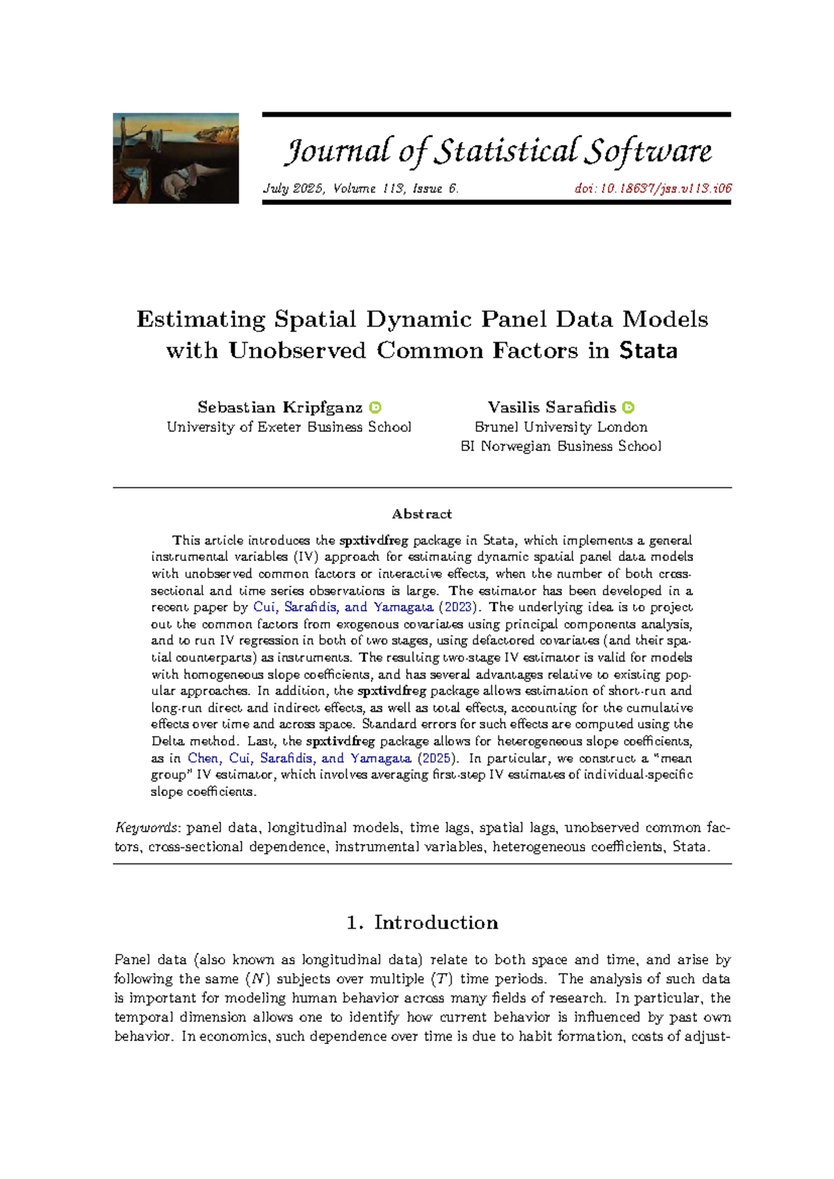 Estimating Spatial Dynamic Panel Data Models with Common Factors in ...