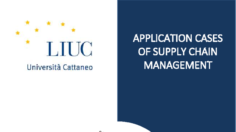 SCM Application Cases: Forecasting & Inventory Management (SCM 101 ...