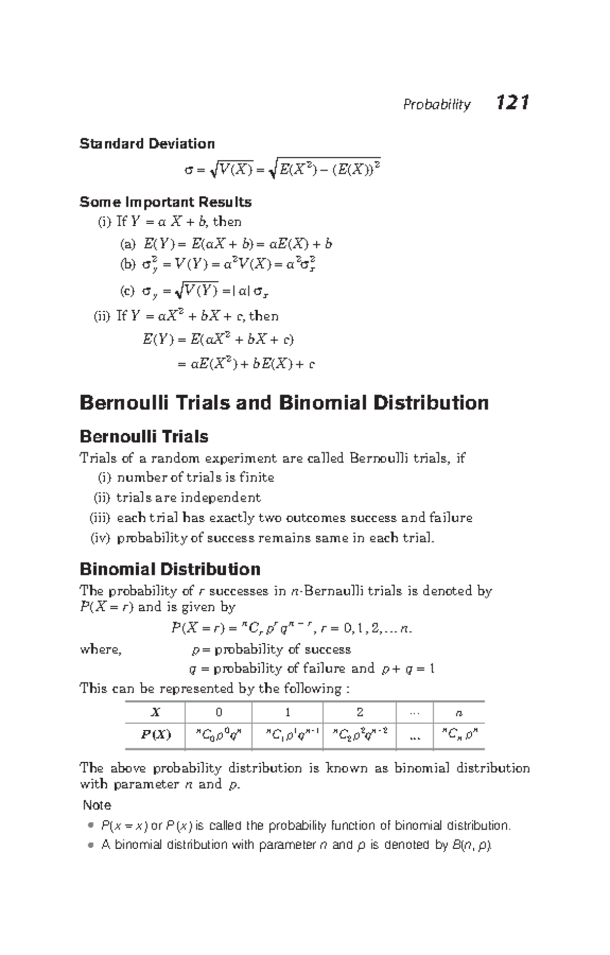 Mathematics Notes for Standard Deviation and Trigonometric Functions ...