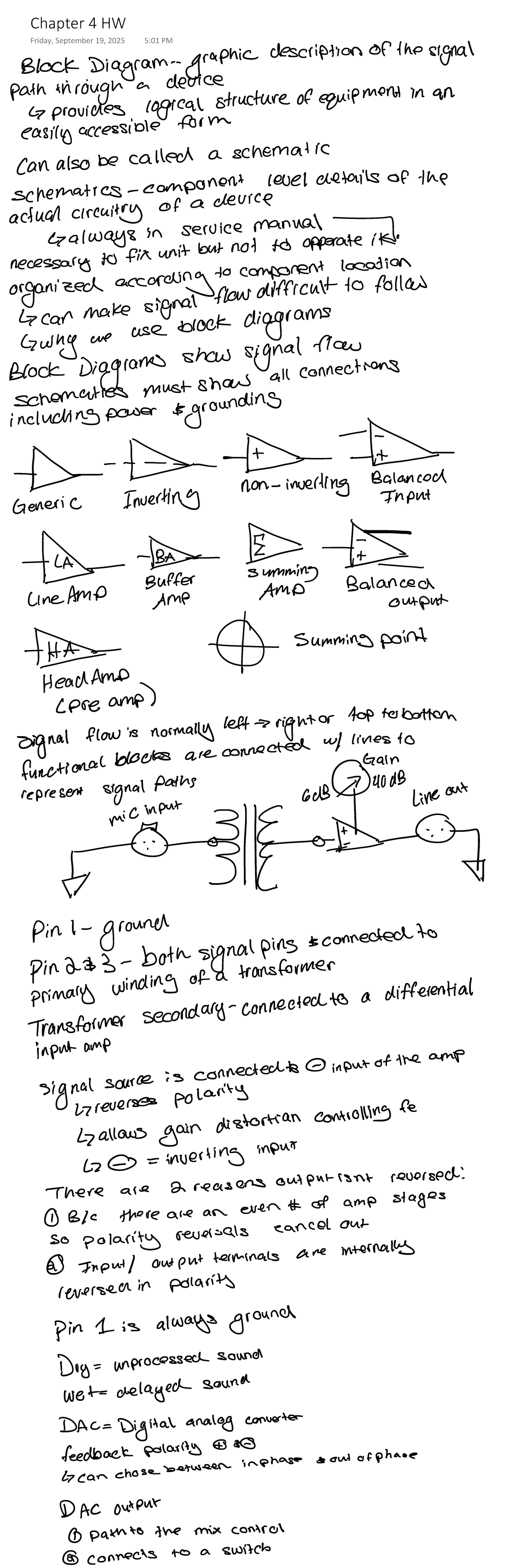 Chapter 4 HW: Signal Path and Block Diagrams Analysis - Studocu