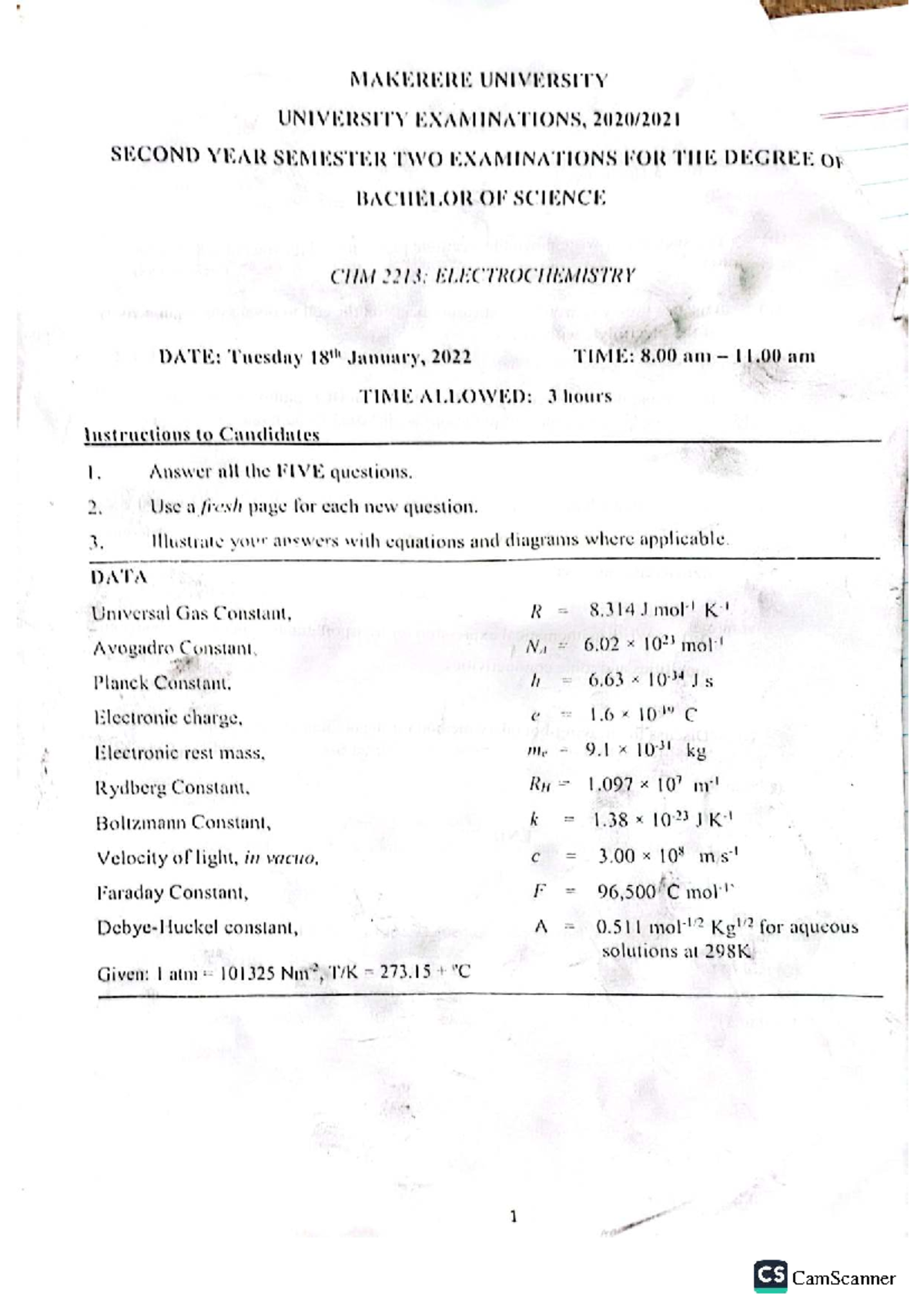 Electrochemistry 2022 - Periodicity of elements - Studocu