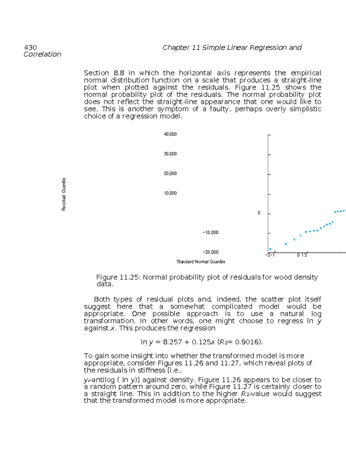 430 Correlation Chapter 11: Simple Linear Regression Insights and ...