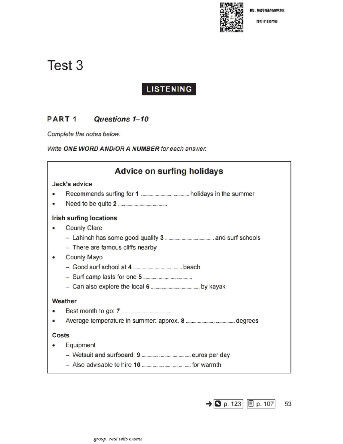 Mock test Listening 1 Ielts 2 2024 - Studocu