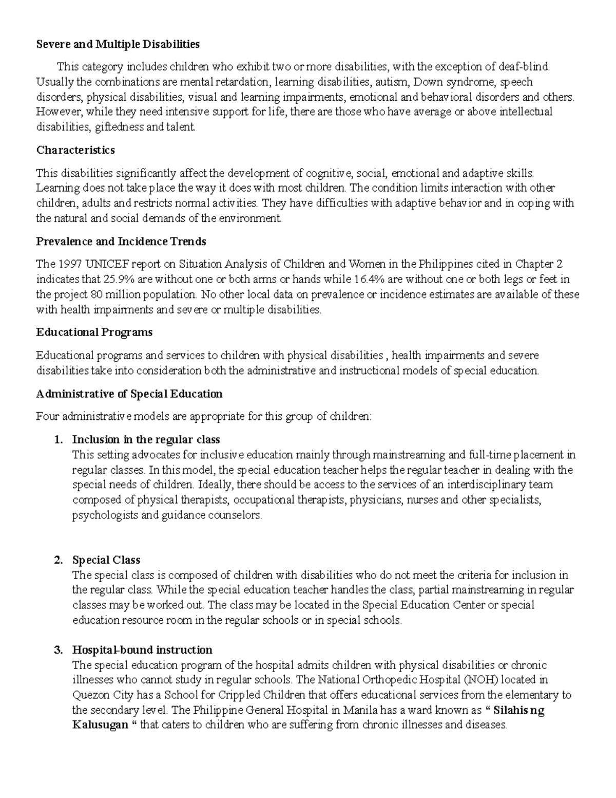 SPED 101: Understanding Severe and Multiple Disabilities Essentials ...