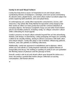 Candy Bars - Artificial intelligence (AI) is a rapidly advancing field ...