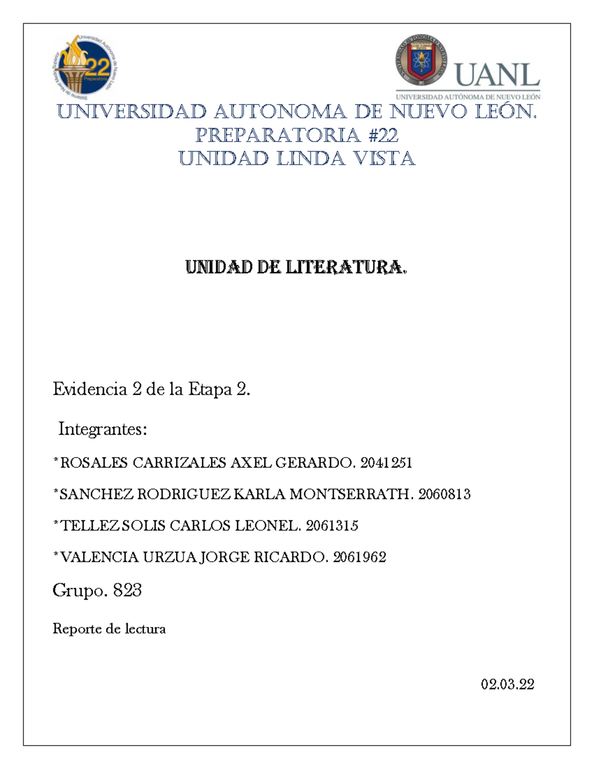 EVIDENCIA 2 DE LA ETAPA 2 DE LÓGICA EN LA PREPARATORIA 22 ...