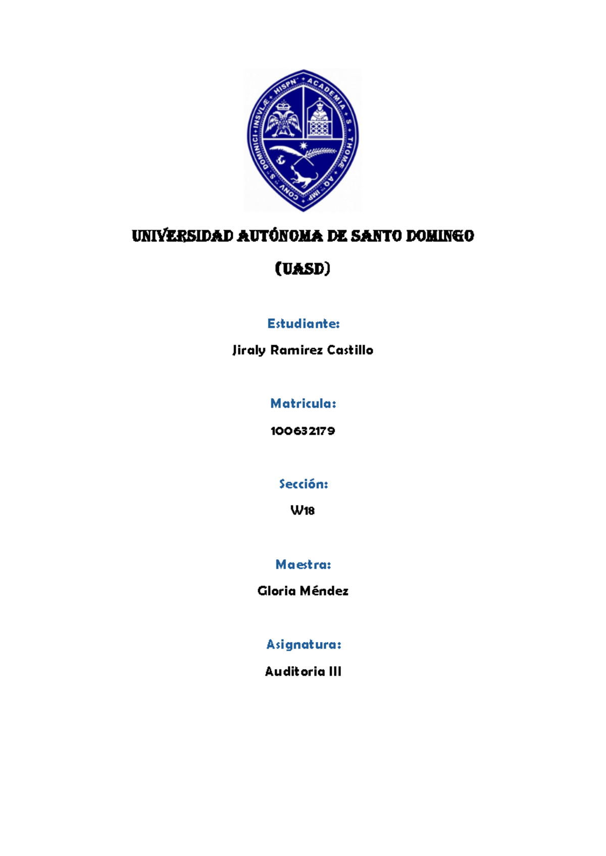 Informe de Lectura: Control Interno según COSO - Auditoría 2.2 - Studocu