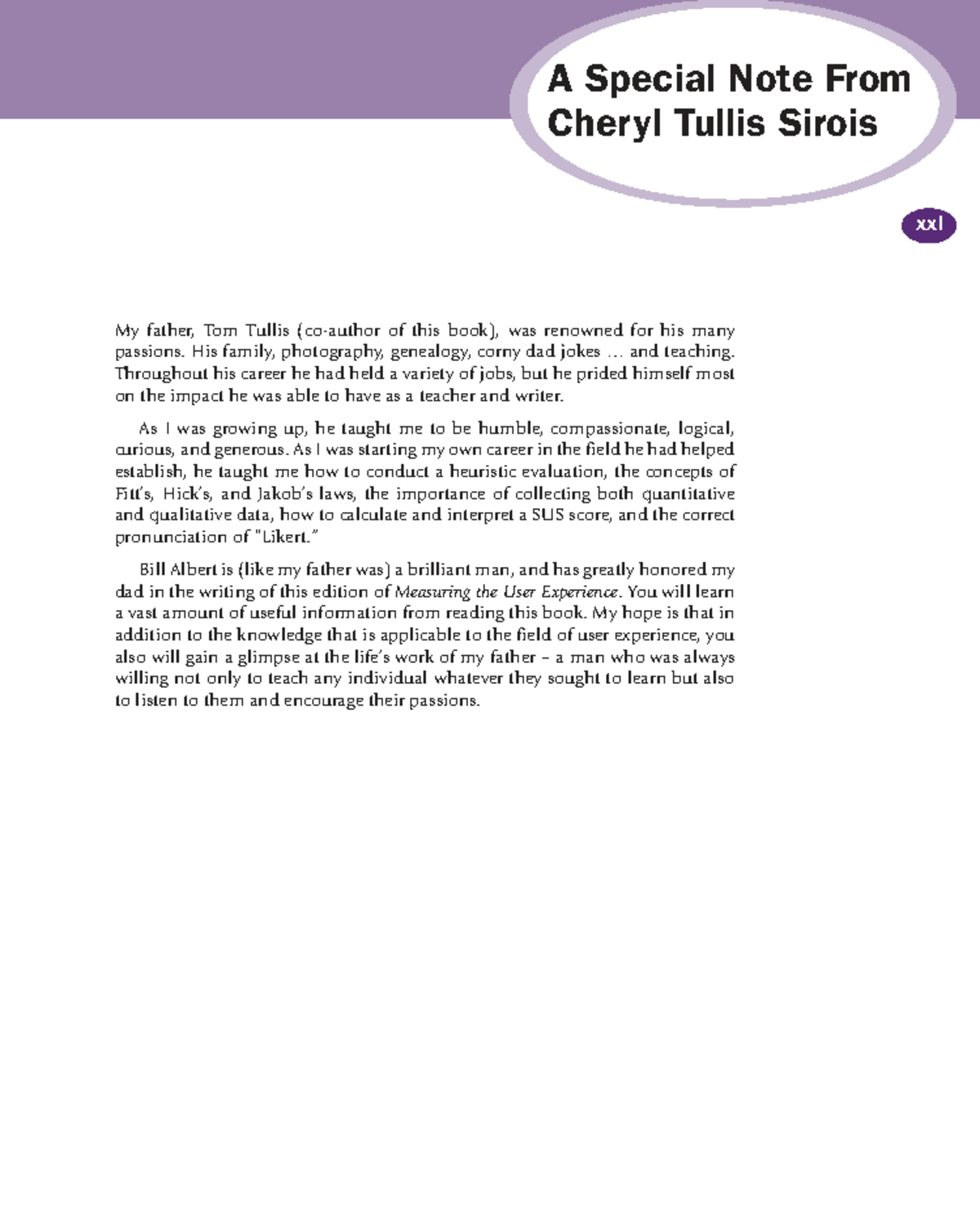 A Special Note from Cheryl Tullis Sirois on User Experience 2023 - Studocu