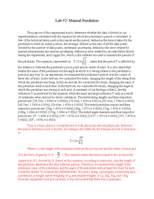 Lab 1 Template - Lab 1 excel sheet ...