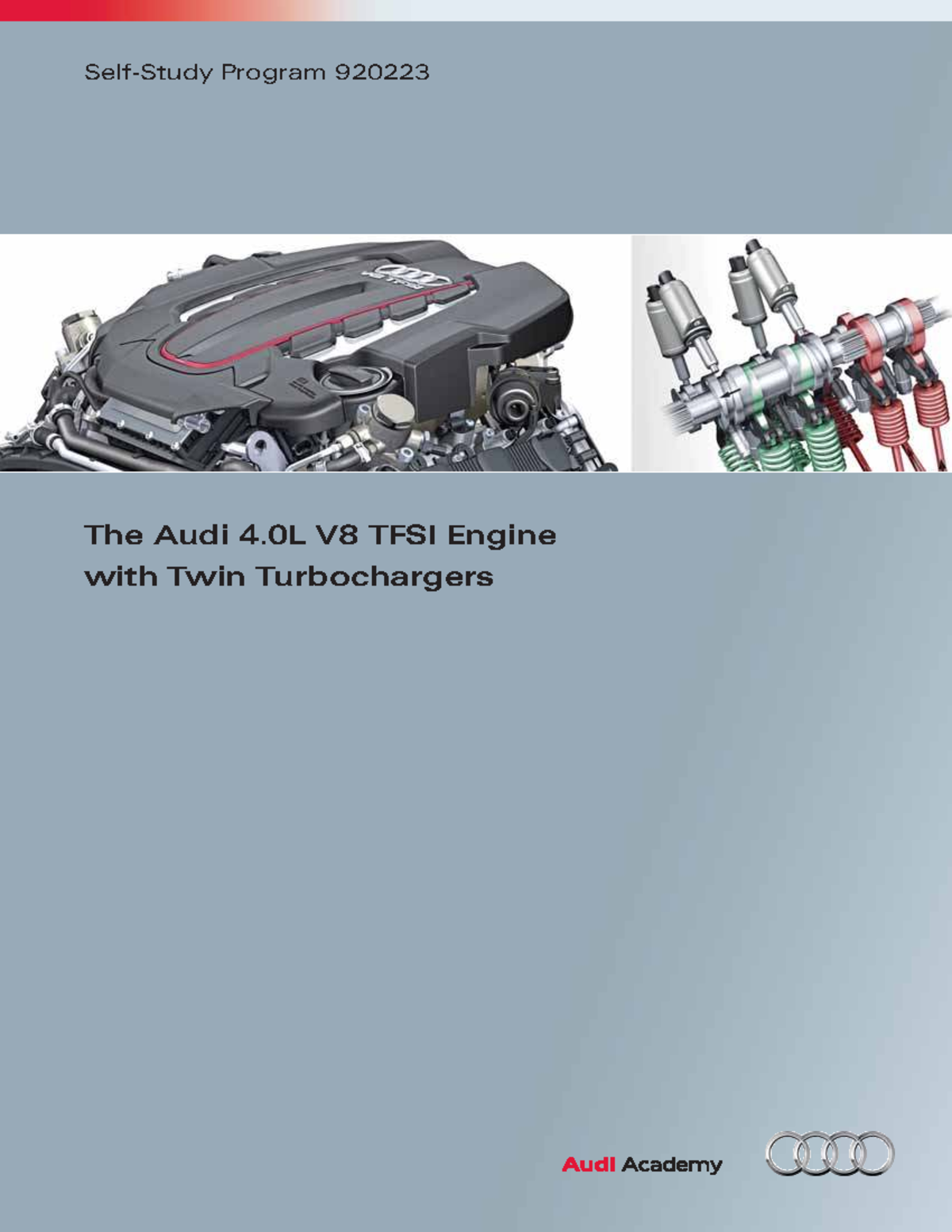 4.0L V8 TFSI Engine Self-Study: Insights into Audi's Innovation 920223 ...