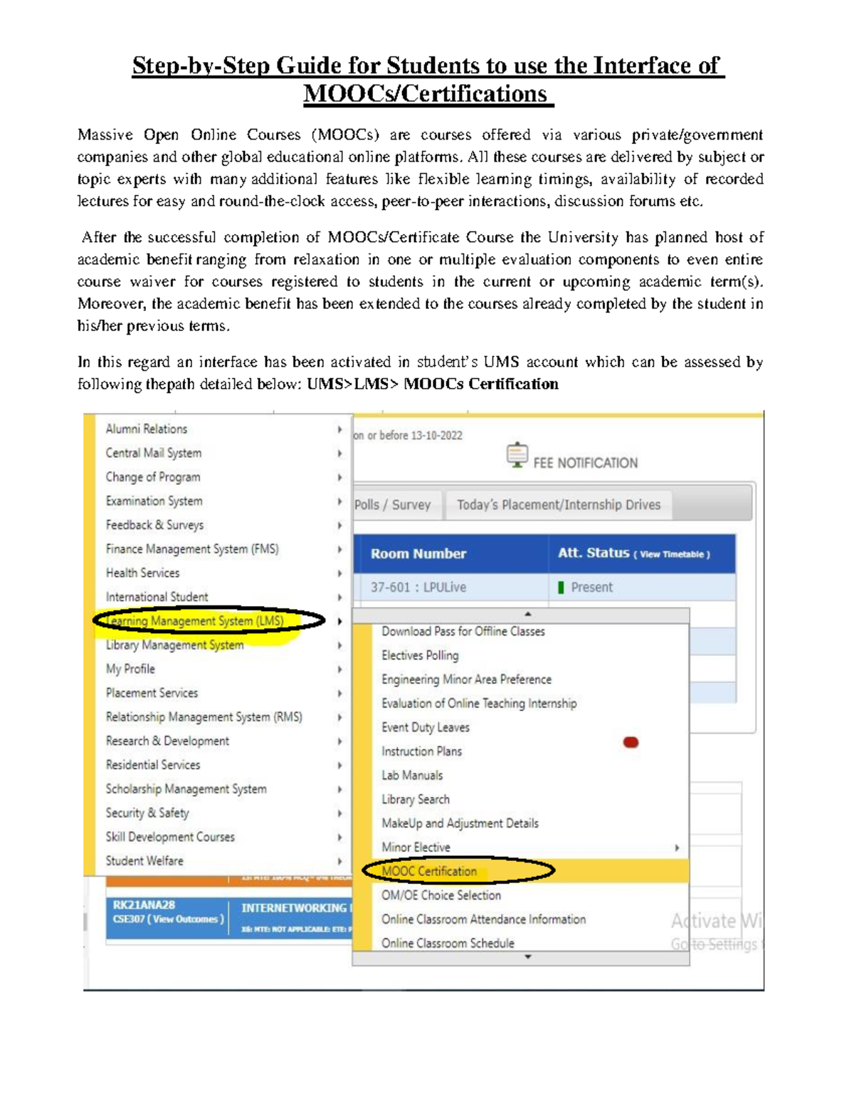 Stepbystep Mooc - Notes - Step-by-Step Guide for Students to use the ...
