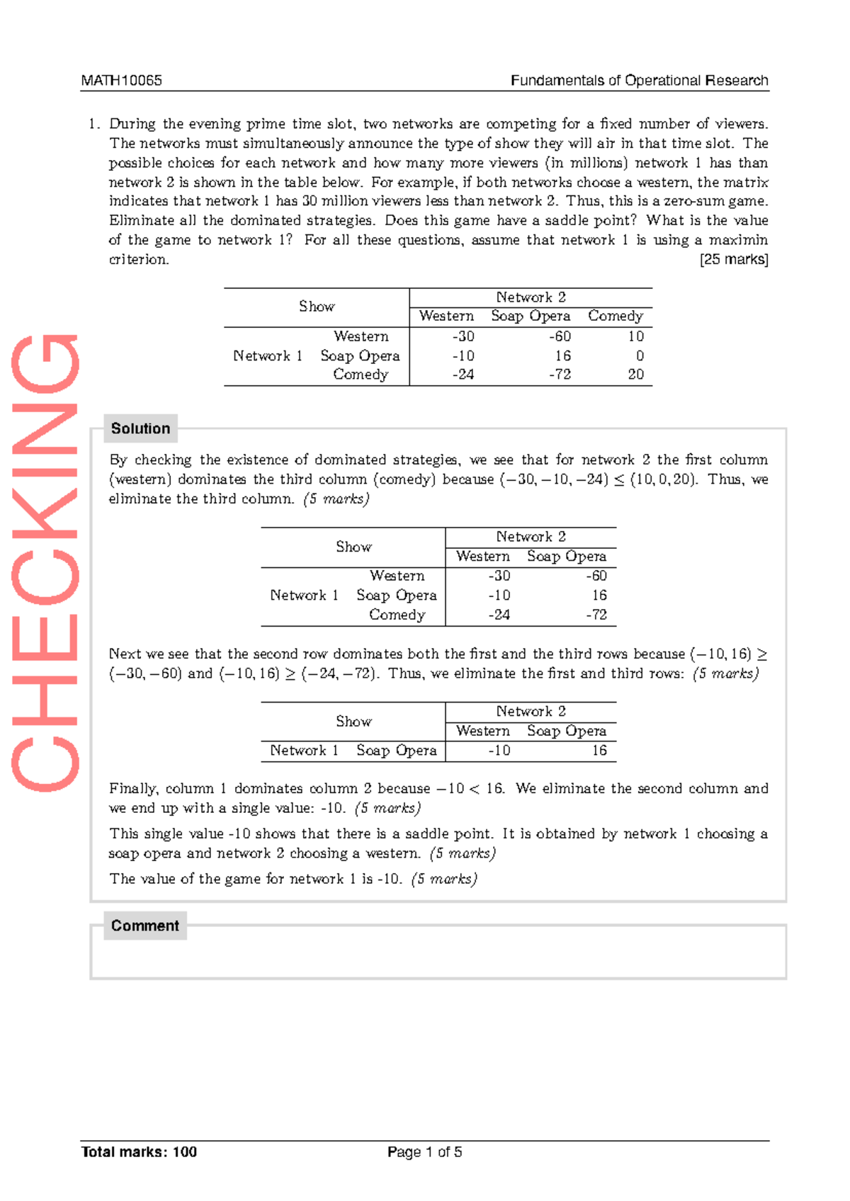 Exam Dec 2023 - Nonlinear Mixed Integer Programming Solutions - Studocu