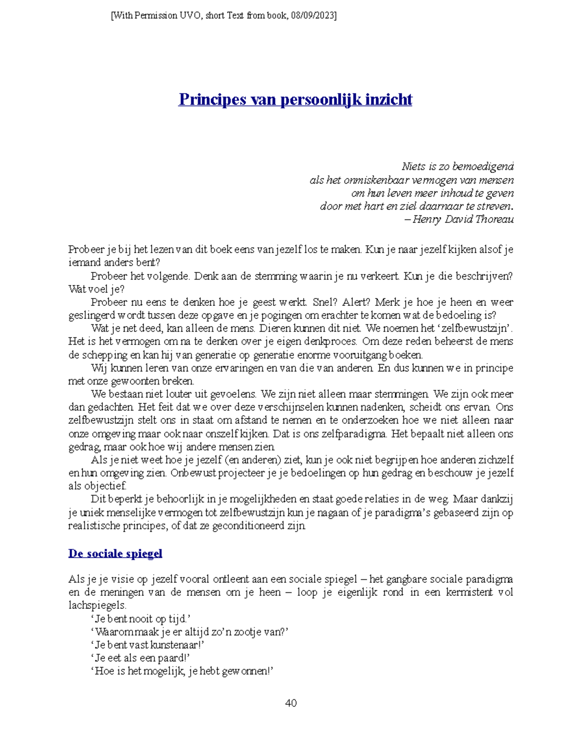 Zeven Eigenschappen van Persoonlijk Inzicht: Reflecties en Toepassingen ...