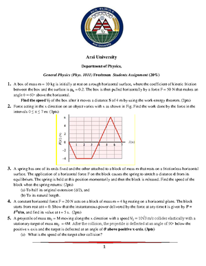 Math1011: Freshman Natural Science Math Worksheet Instructions ...