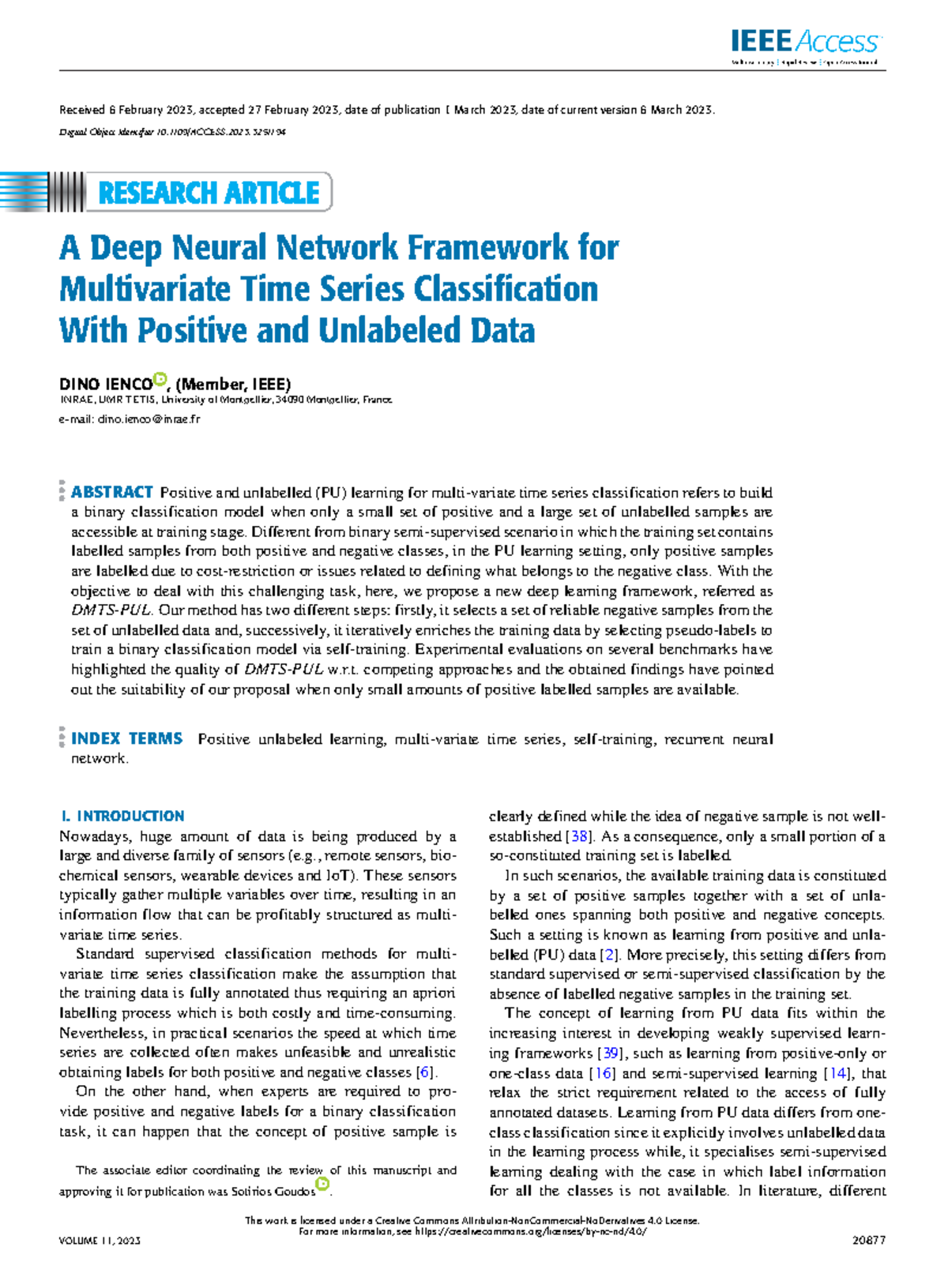 A Deep Neural Network Framework for Multivariate Time Series ...