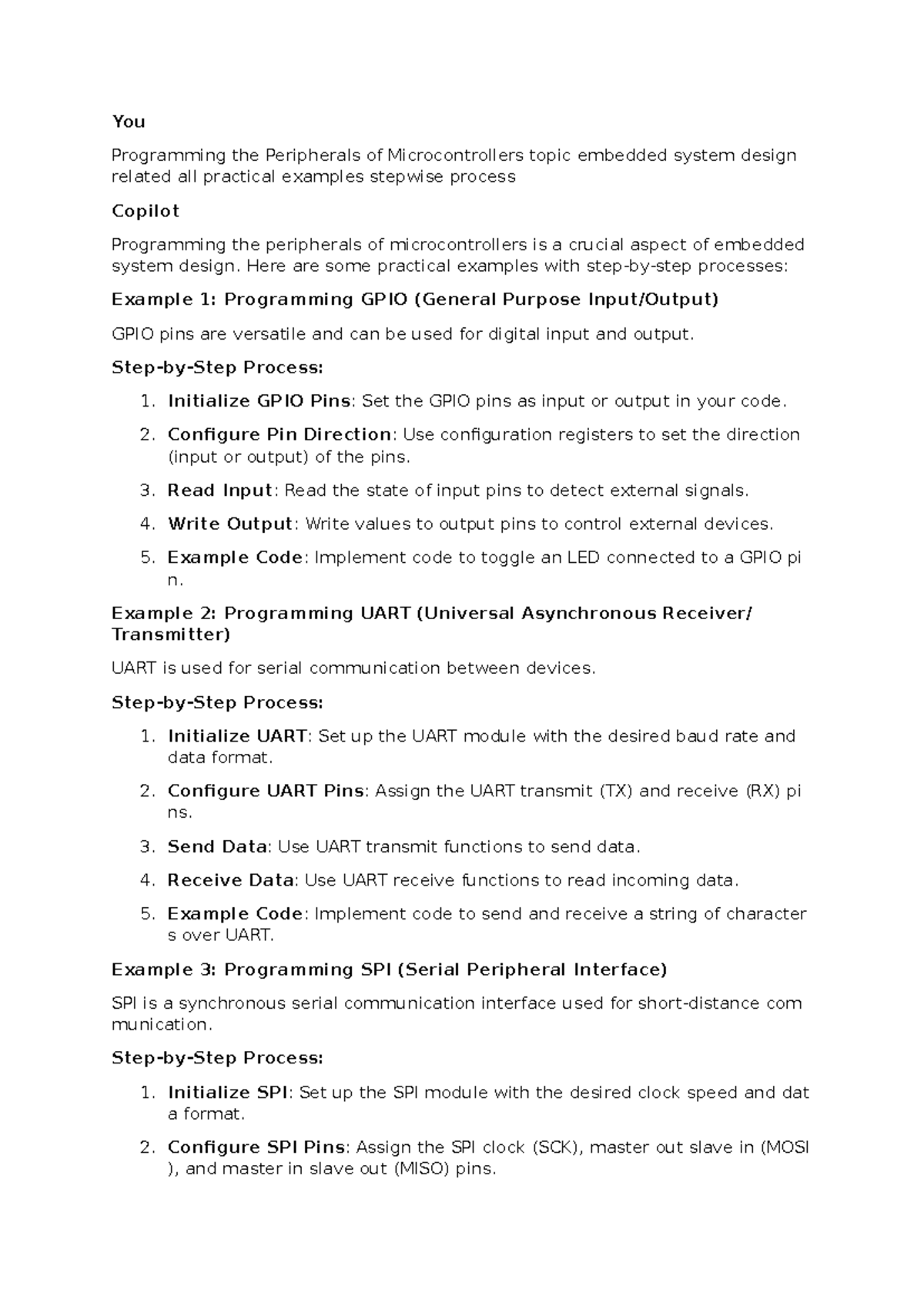 Programming Peripherals in Microcontrollers: Practical Examples & Steps ...