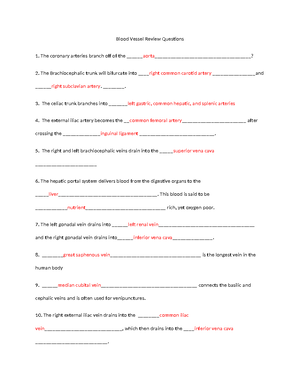 Respiratory and Digestive System Review Guide - List AND describe the ...