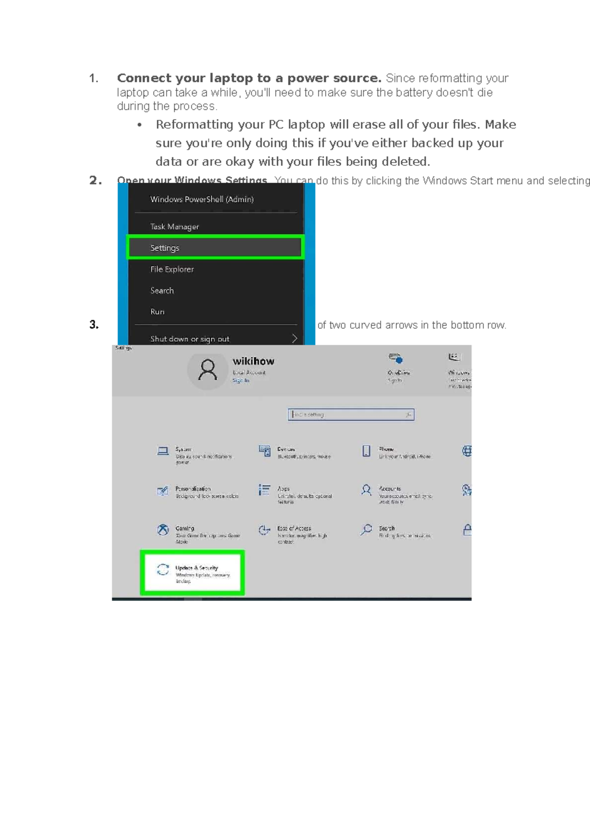 How to Format Your Laptop: Step-by-Step Guide - Studocu