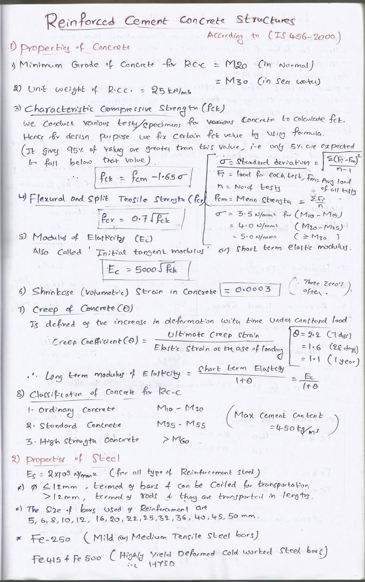 RCC Notes for Civil Engineering Department - 1664588507290 - Studocu