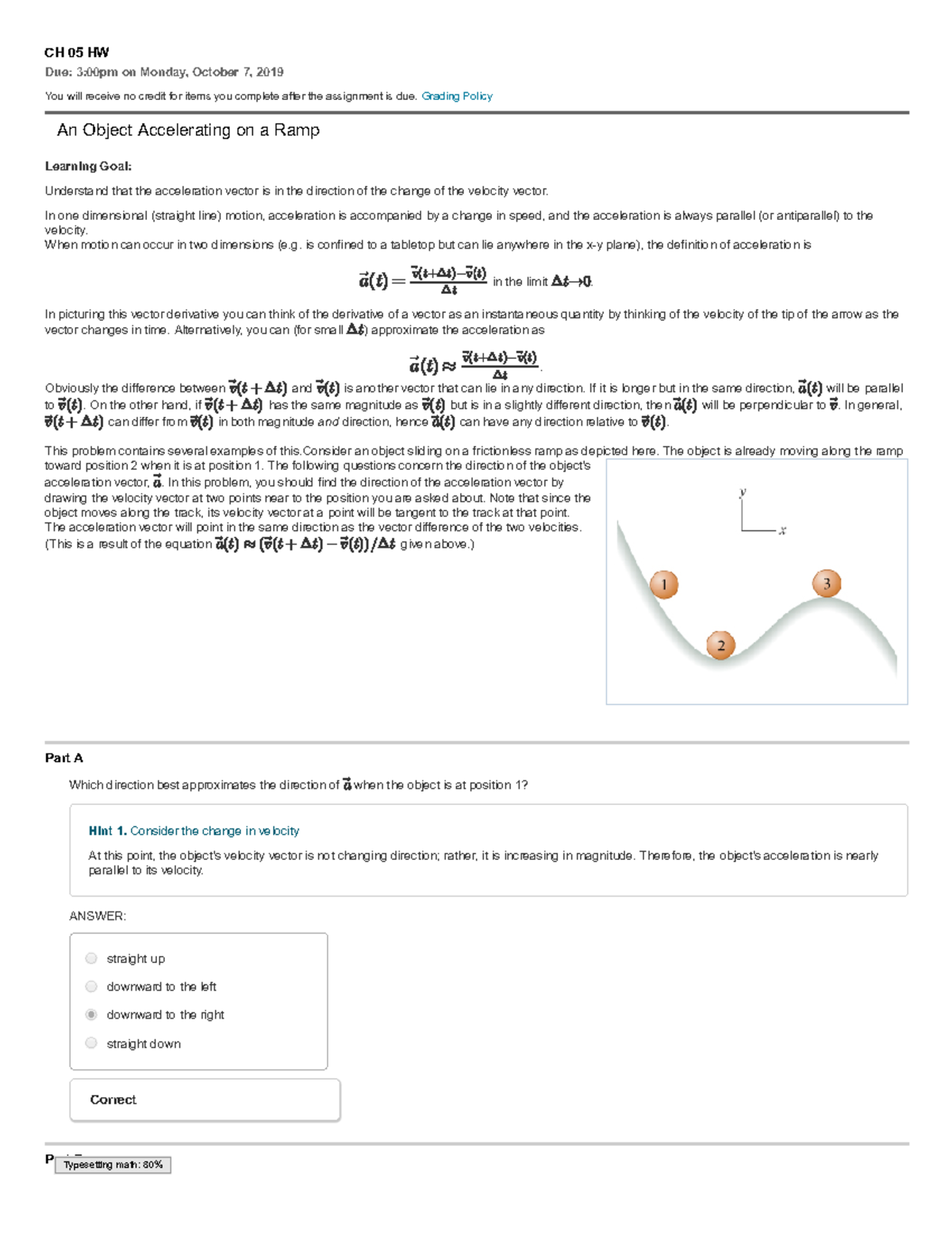 CH 05 HW - Chapter 5 Physics Homework for Mastering Concepts - Studocu