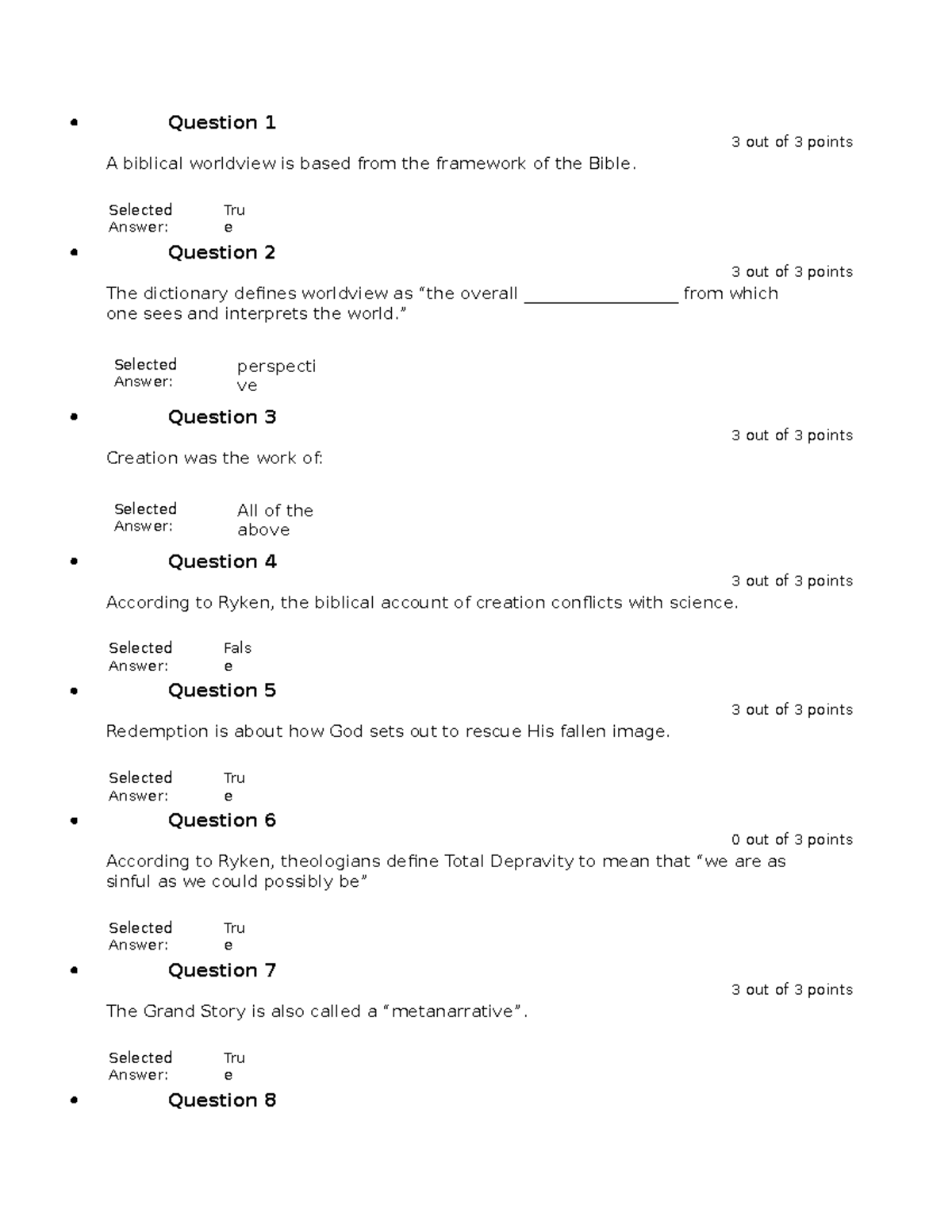RLGN 105 Test 3 Study Guide - Essential Insights for Religion 105 - Studocu