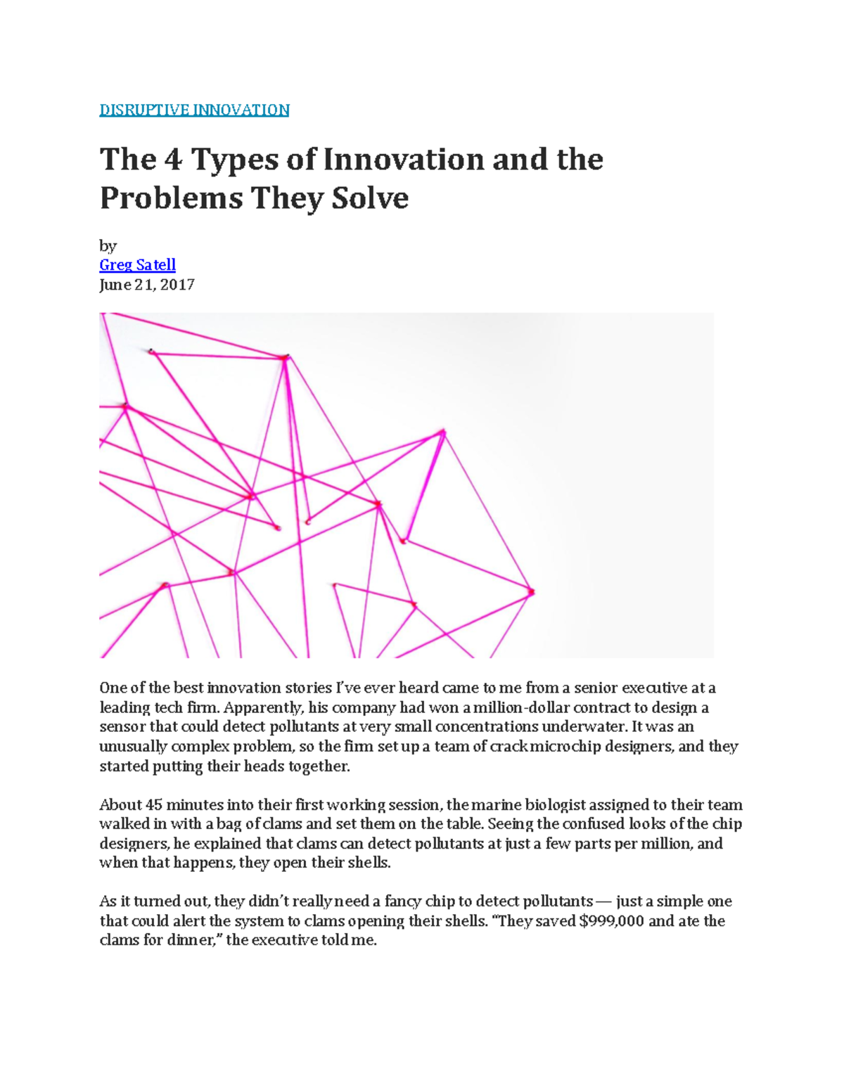 Disruptive Innovation Strategies: Solving Problems with Innovation ...