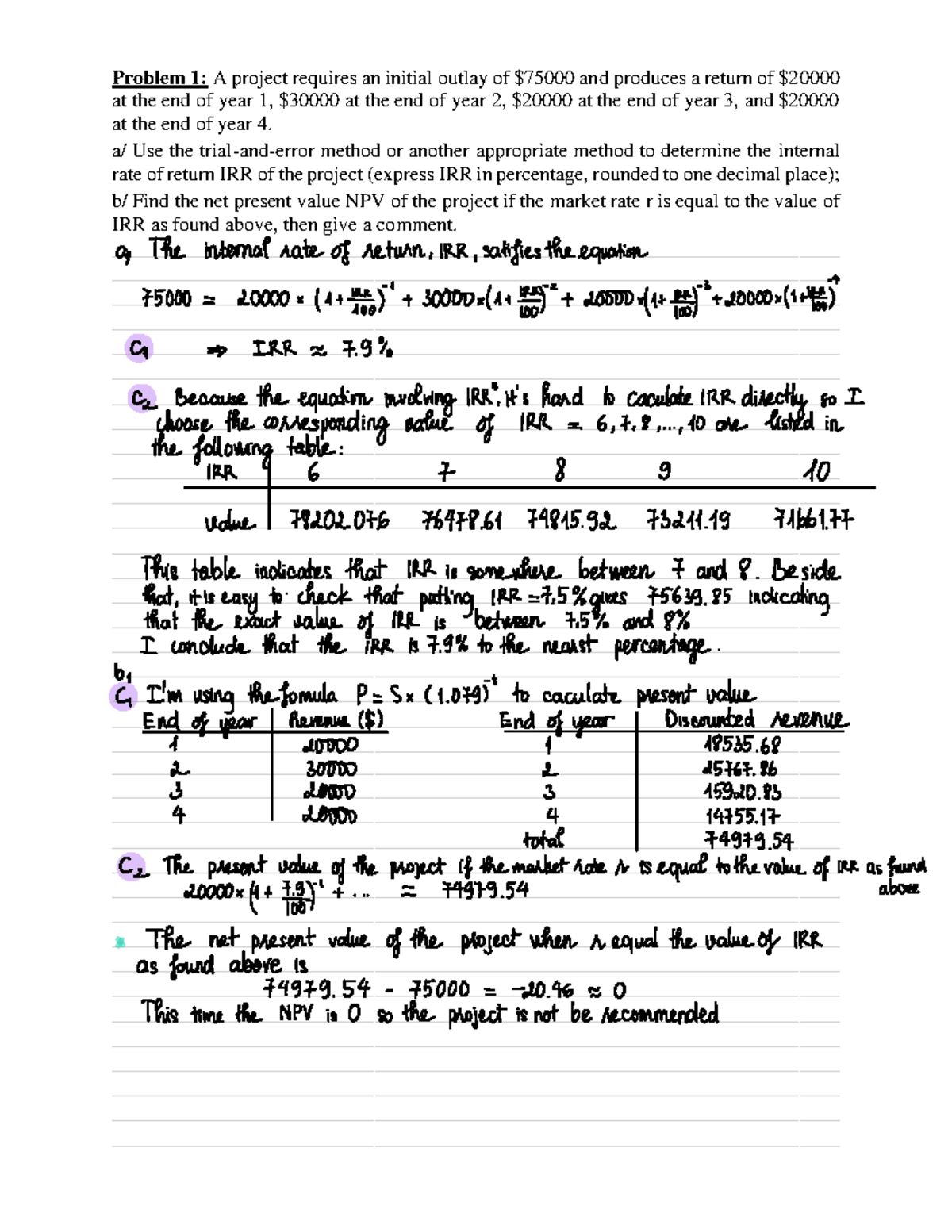 TCC: Comprehensive Review of Advanced Mathematics Problems - Studocu