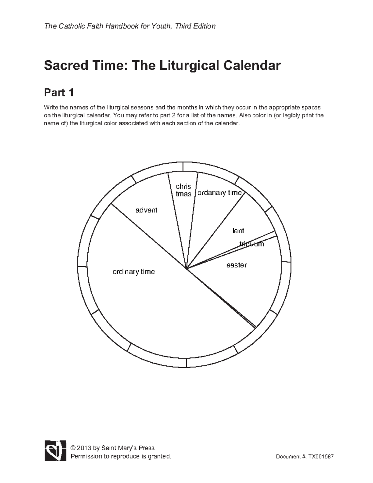 Liturgical Calendar Overview: Seasons & Celebrations Explained - Studocu