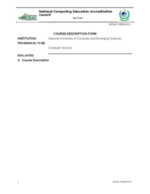 2020 - Course Outline - Fall - AP - Department Department of Computer ...
