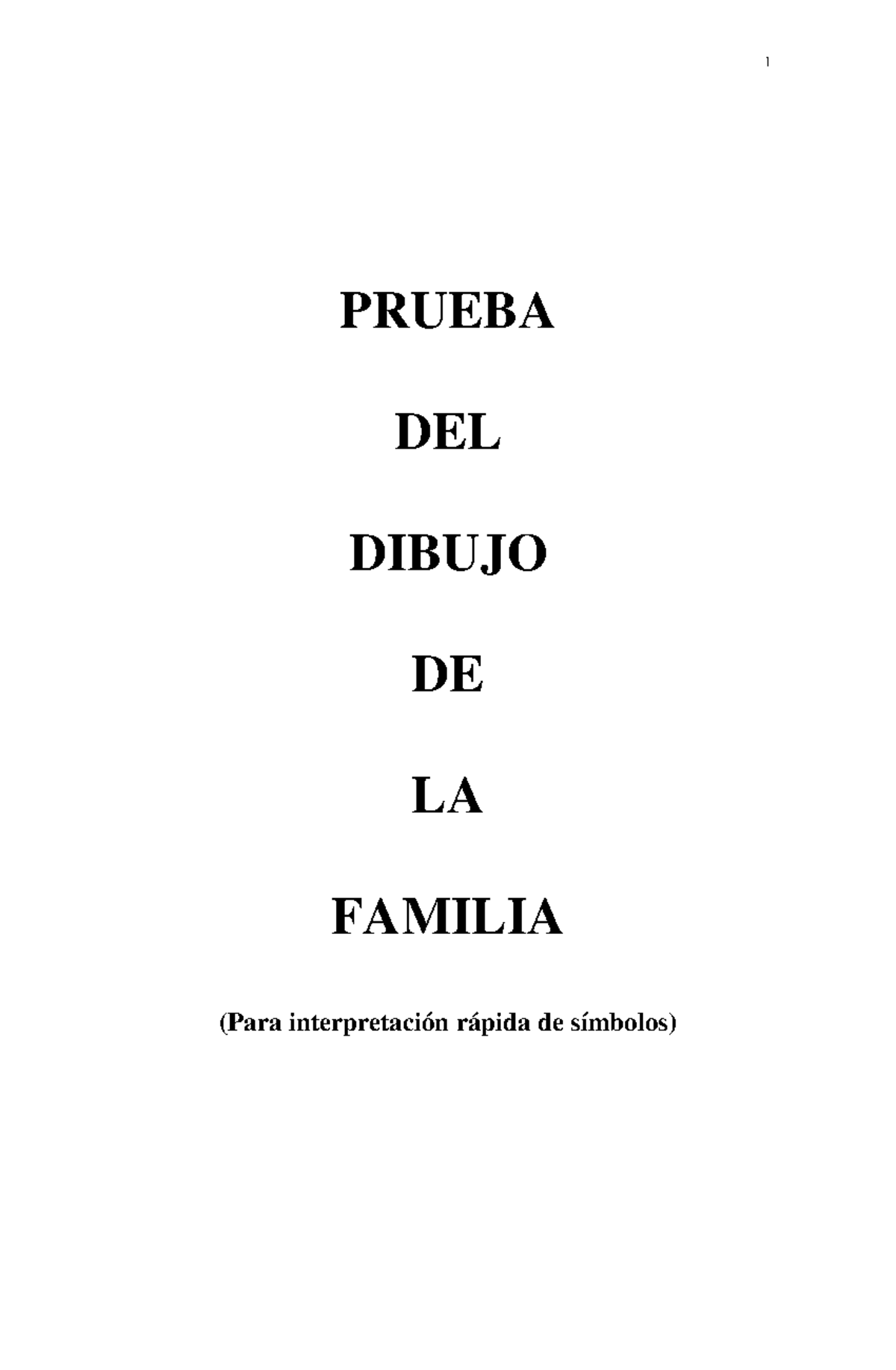 Test de la Familia Kinética (KFD) - Estrategias de Interpretación - Studocu